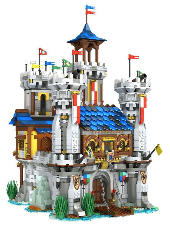 Midevil Hand Rails Reobrix 66006A1 Medieval Castle 2722pc Construction Set – Rails