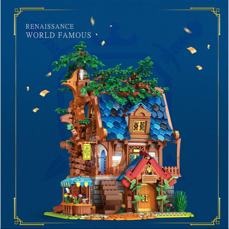 Reobrix 66008 Medieval Tree House 2566pc Construction Set – Rails