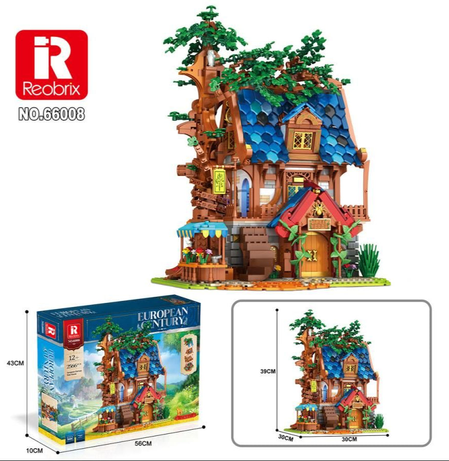 Medieval Tree House 2566pc Construction Set