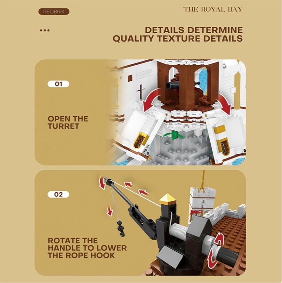 The Royal Bay 4168pc Construction Set