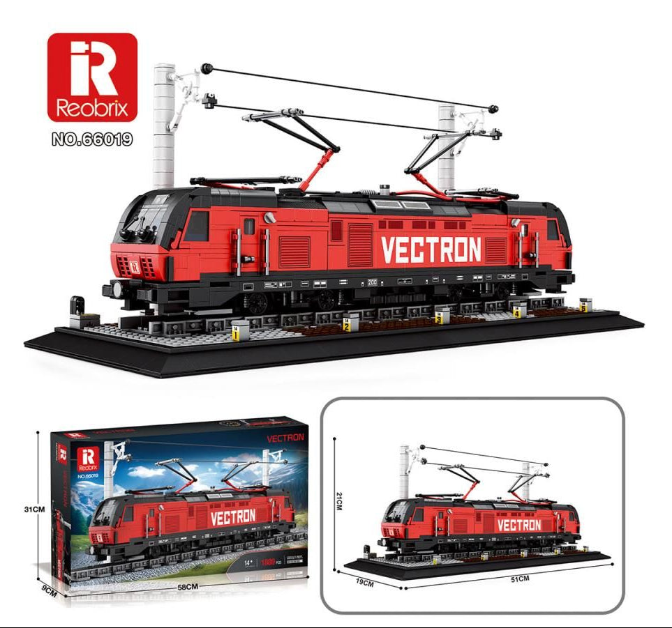European Electric Locomotive 1889pc Construction Set