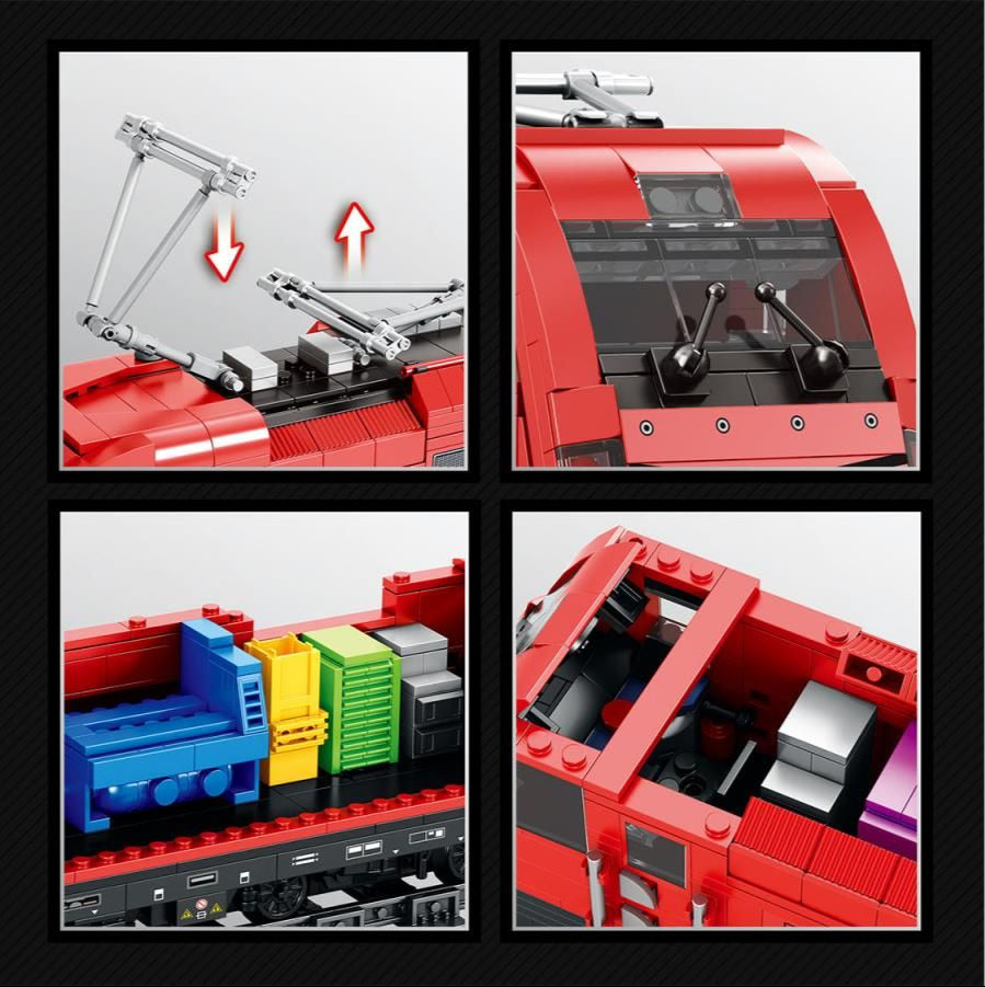 European Electric Locomotive 1939pc Construction Set