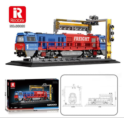 European Diesel Locomotive 1980pc Construction Set