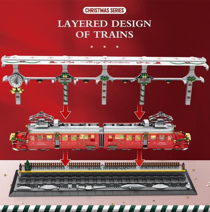 Christmas Train 2822pc Construction Set