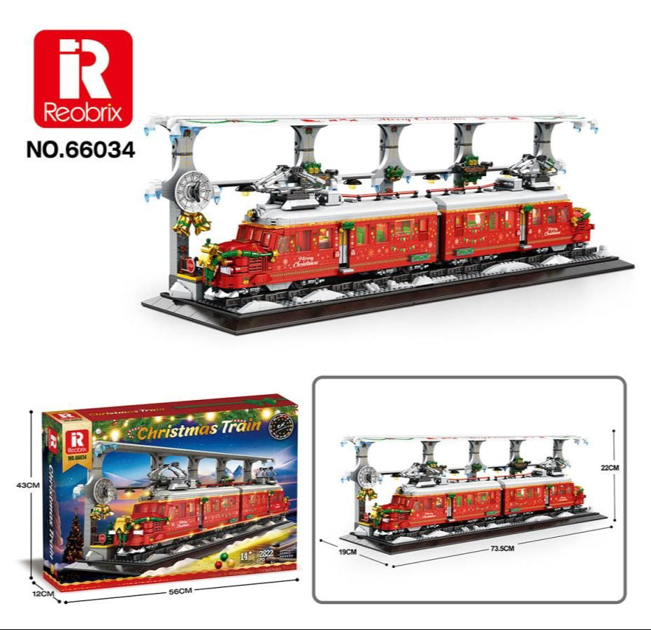 Christmas Train 2822pc Construction Set
