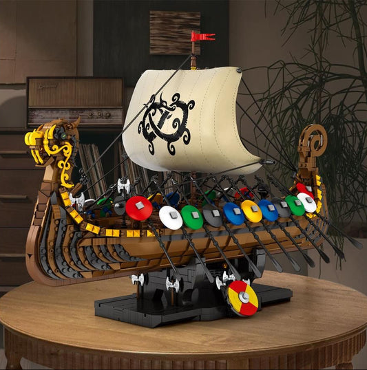 Viking Ship 2547pc Construction Set