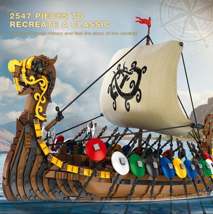 Viking Ship 2547pc Construction Set