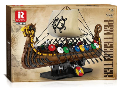 Viking Ship 2547pc Construction Set