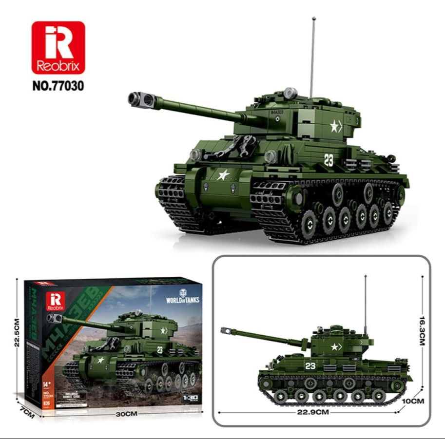 World of Tanks Sherman 836pc Construction Set