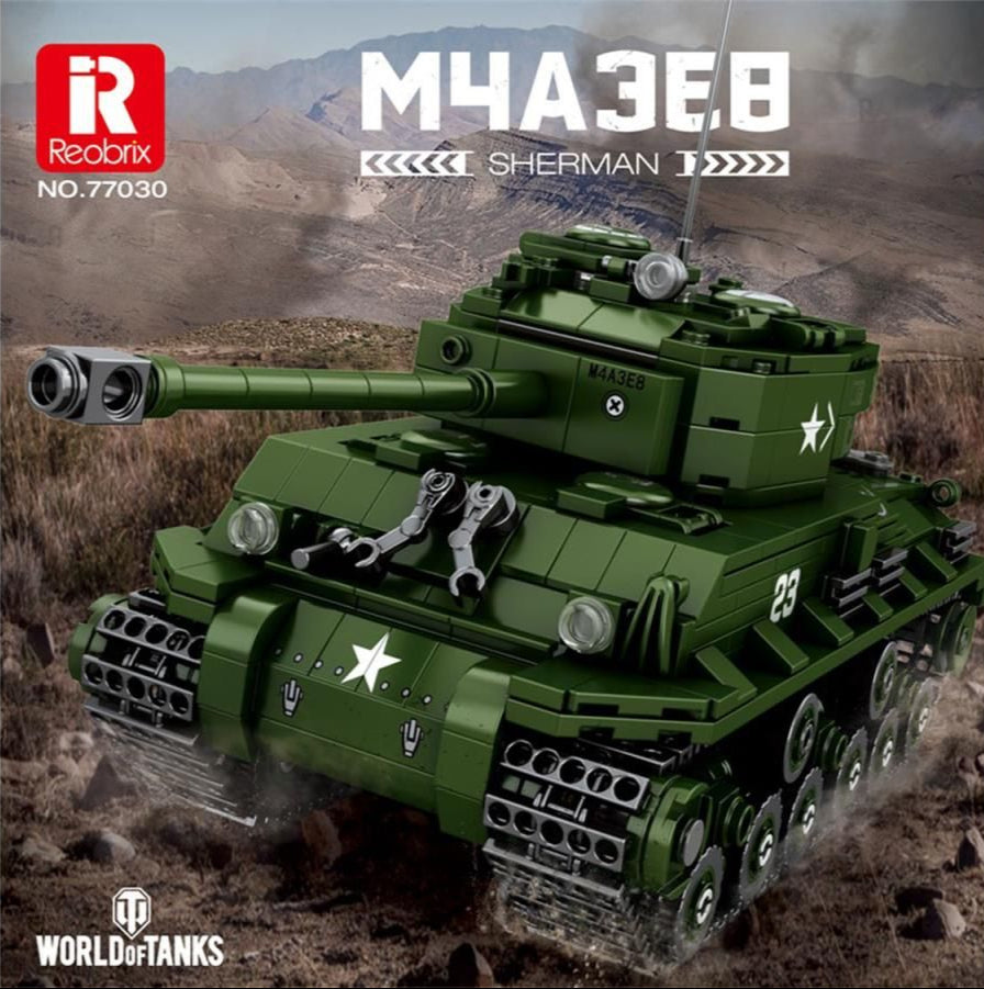 World of Tanks Sherman 836pc Construction Set