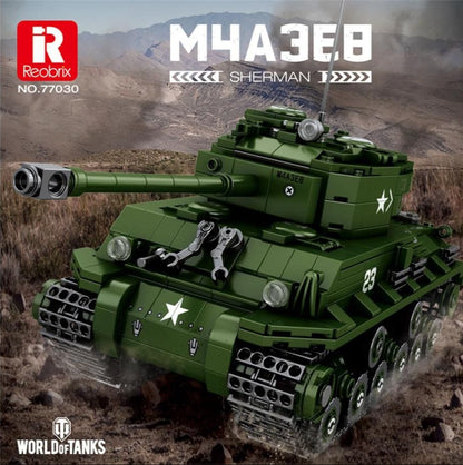 World of Tanks Sherman 836pc Construction Set