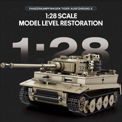 World of Tanks Tiger I 1138pc Construction Set