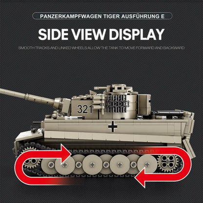 World of Tanks Tiger I 1138pc Construction Set