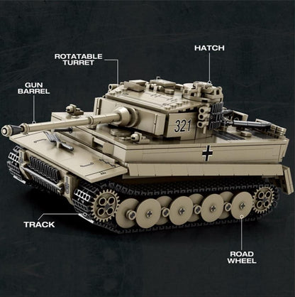 World of Tanks Tiger I 1138pc Construction Set