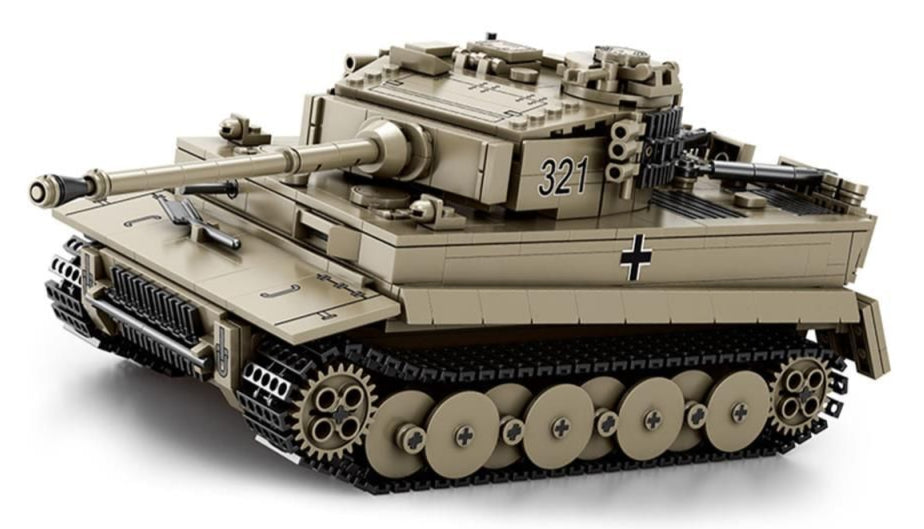 World of Tanks Tiger I 1138pc Construction Set