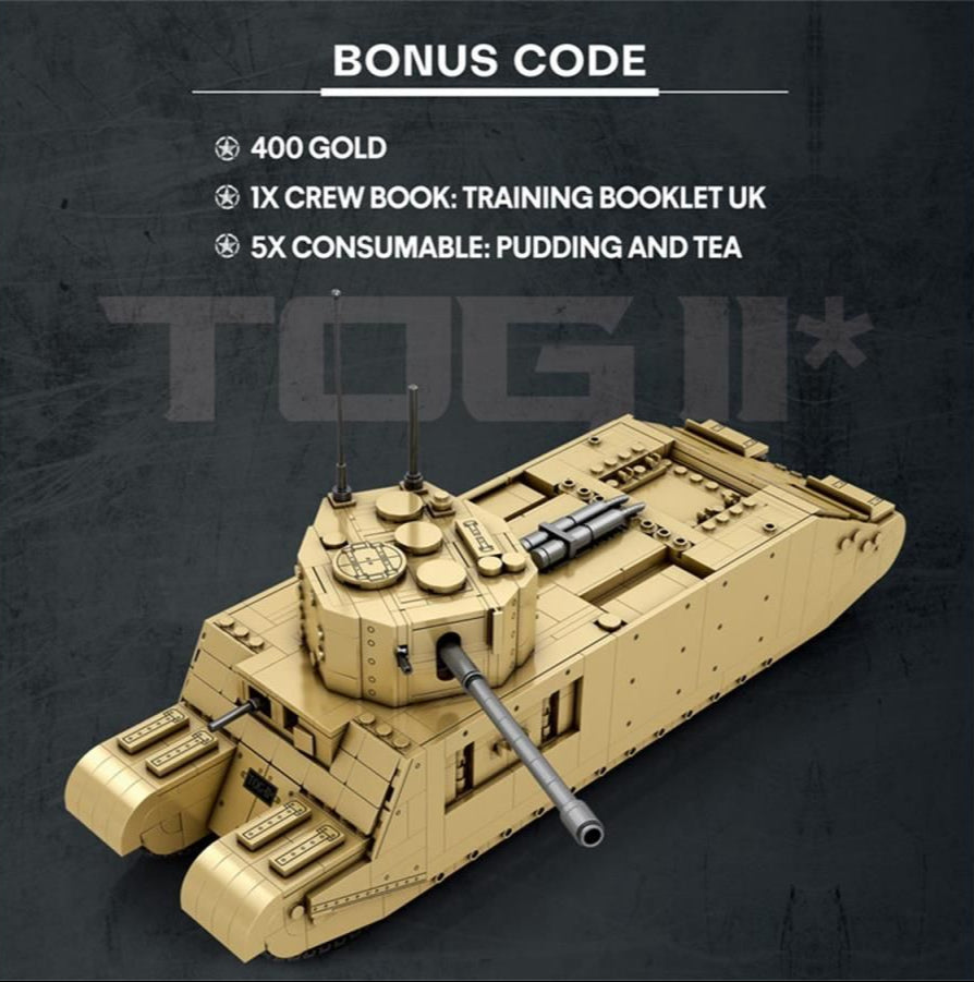World of Tanks TOG II 1427pc Construction Set