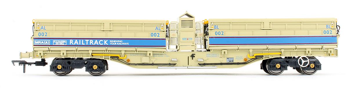 Set of 5 MRA Side Tipping Ballast Wagon Railtrack Blue/Grey NR Decals