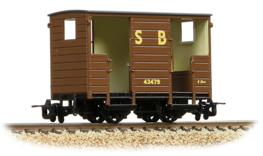 RNAD Open-End Brake Van Statfold Barn Railway Brown No. 43479