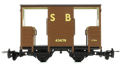 RNAD Open-End Brake Van Statfold Barn Railway Brown No. 43479