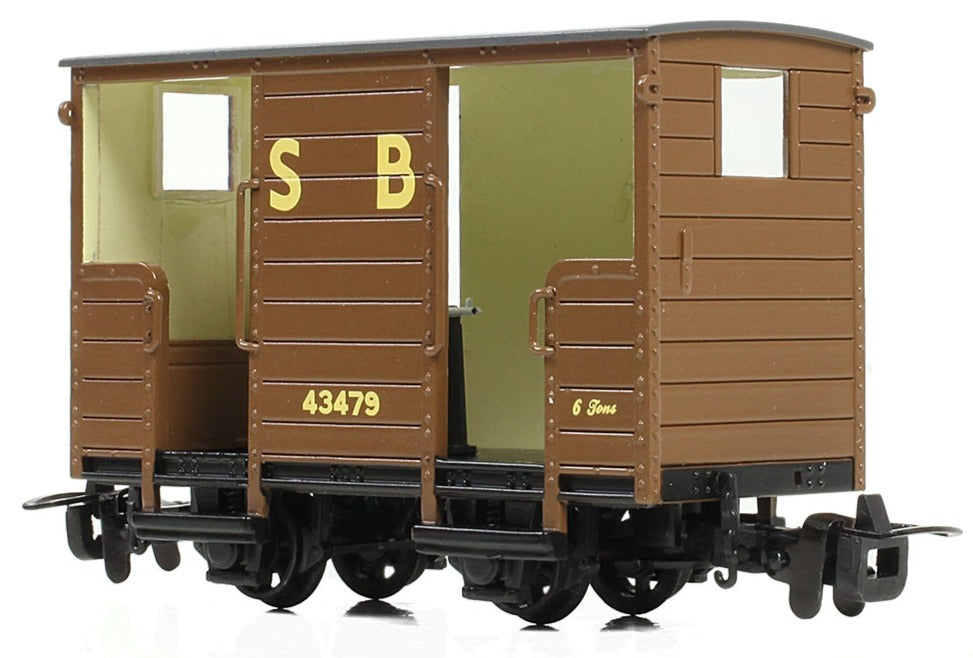 RNAD Open-End Brake Van Statfold Barn Railway Brown No. 43479