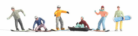 Snowboarders (6) Figure Set