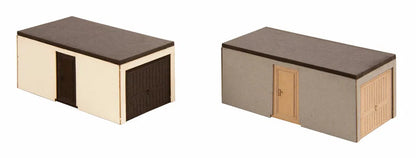 Prefab Garages (2) Laser Cut Minis Kit