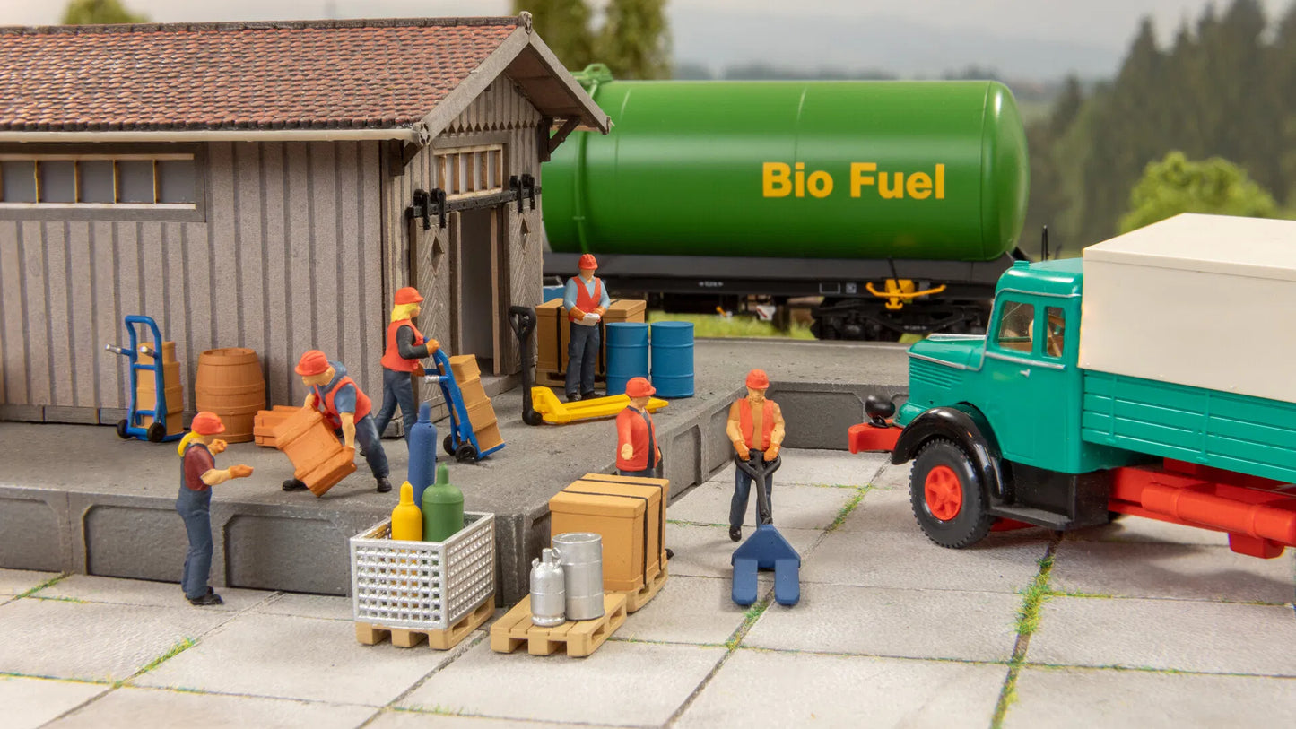 N16413 Cargo Set Barrels & Gas Cylinders 3D Set (Pre-Built)