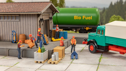 N16413 Cargo Set Barrels & Gas Cylinders 3D Set (Pre-Built)