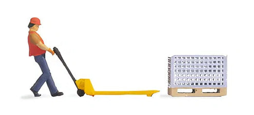 Warehouse Worker (Pallet Truck) Tiny Scenes Set