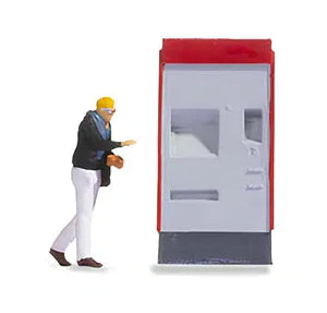 On the Platform (Ticket Machine) Tiny Scenes Set