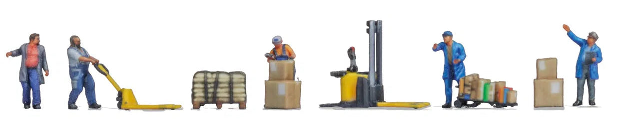 Warehousemen (5) & Accessories 3D Master Figure Set