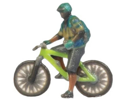 N35834 Mountain Bikers (3) 3D Master Figure Set