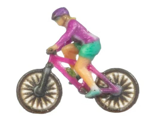 N35834 Mountain Bikers (3) 3D Master Figure Set
