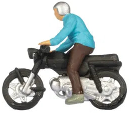N15907 Moped Riders (3) Figure Set