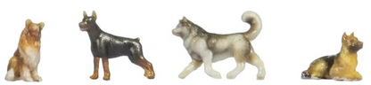 N35760 Dogs (8) 3D Master Figure Set