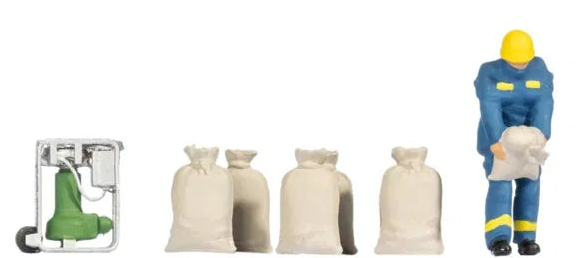N16258 THW Flood Relief Operation Themed Figure Set