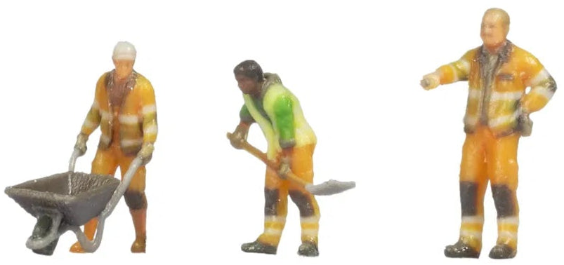 N35040 Road Workers (6) 3D Master Figure Set