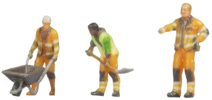 N35040 Road Workers (6) 3D Master Figure Set