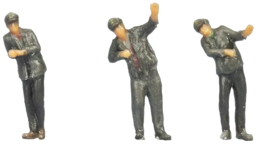 N35210 Steam Locomotive Drivers (6) 3D Master Figure Set