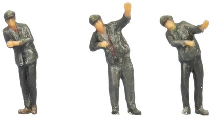 N35210 Steam Locomotive Drivers (6) 3D Master Figure Set