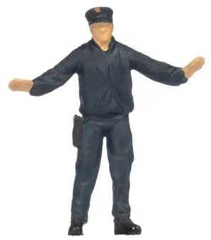 N15071 Crime Scene Police (5) & Corpse (1) Figure Set
