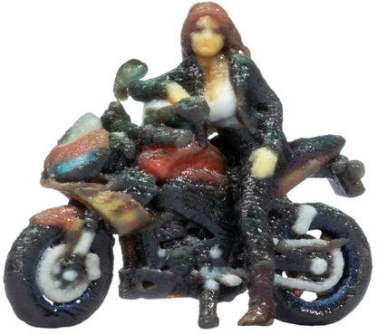 N10907 Sports Motorbike Standing 3D Master Figure