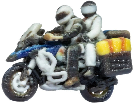 N10900 Touring Motorbike with Pillion Ridden 3D Master Figure