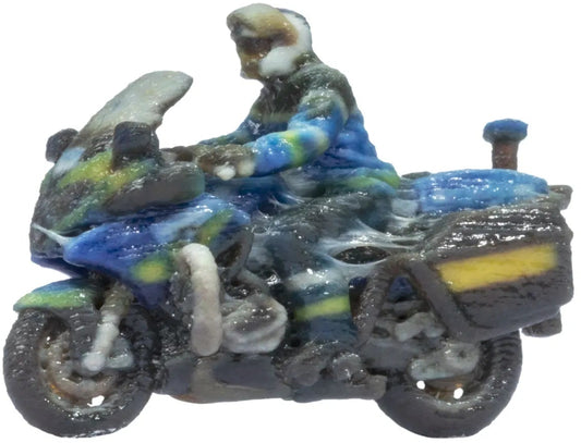 N10915 French Police Motorbike 3D Master Figure