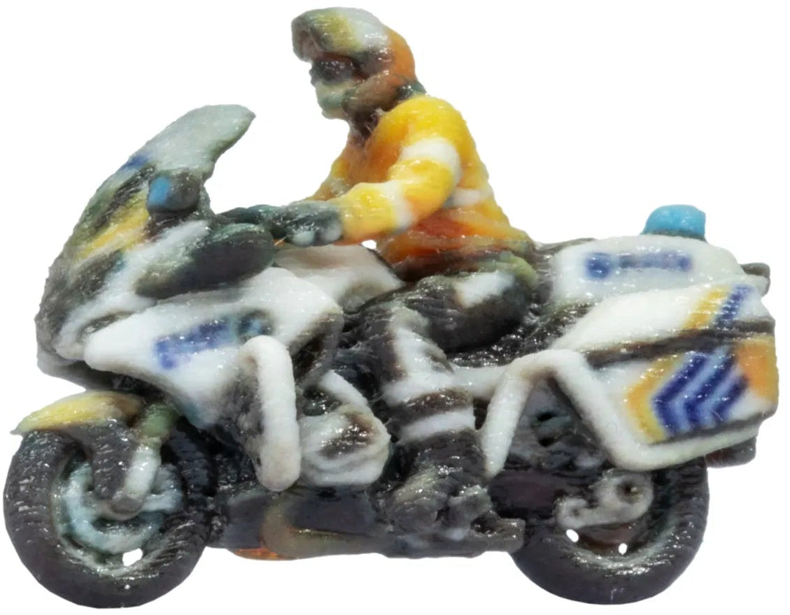 N10916 Belgian Police Motorbike 3D Master Figure