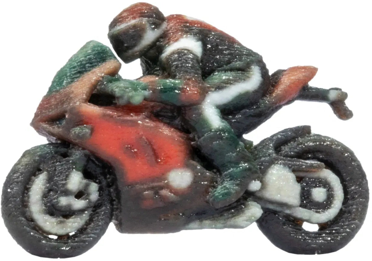 N10901 Sports Motorbike Ridden 3D Master Figure