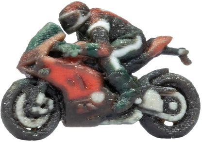 N10901 Sports Motorbike Ridden 3D Master Figure