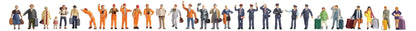 N16051 At the Station (30) Mega Economy Figure Set