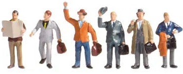 N16051 At the Station (30) Mega Economy Figure Set