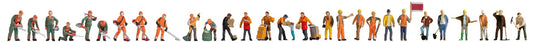 N16052 At Work (29) Mega Economy Figure Set